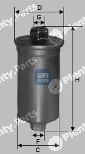 UFI 31.699.00 — Fuel Filter