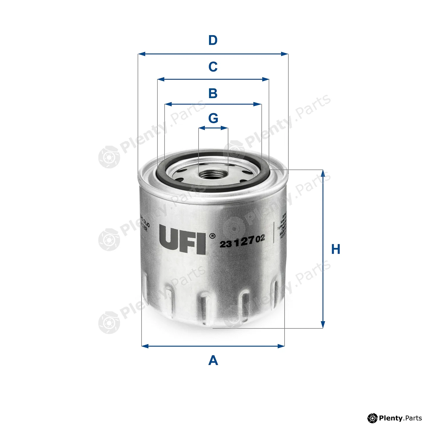 UFI 23.127.02 — Oil Filter