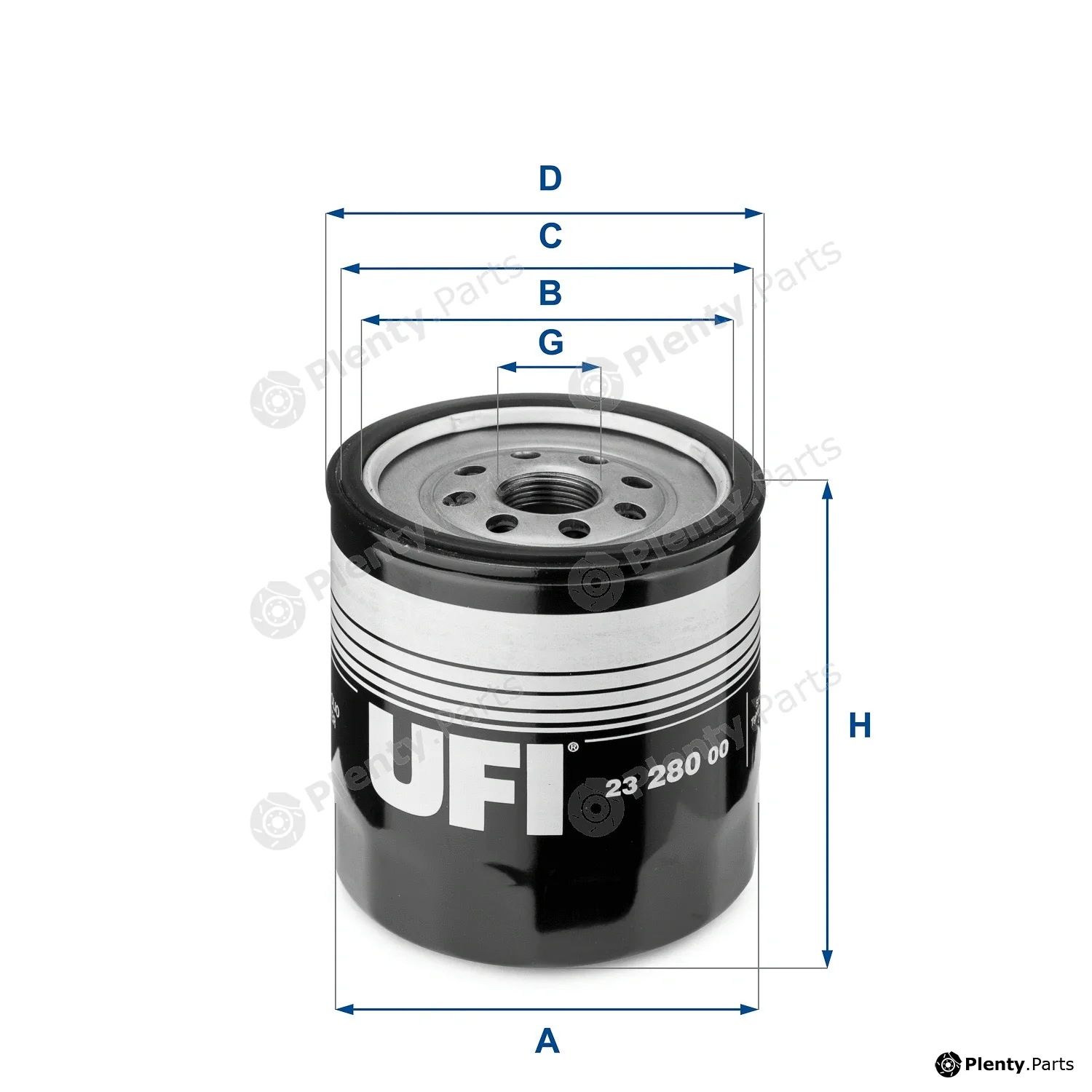UFI 23.280.00 — Oil Filter