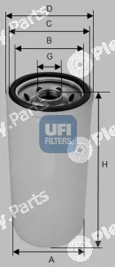 UFI 24.140.00 — Fuel Filter
