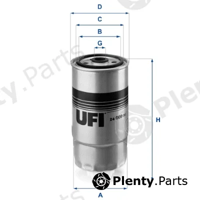 UFI 24.009.00 — Fuel Filter