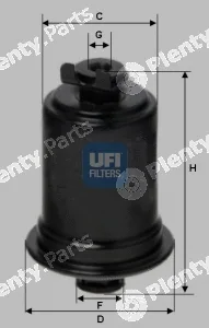 UFI 31.725.00 — Fuel Filter