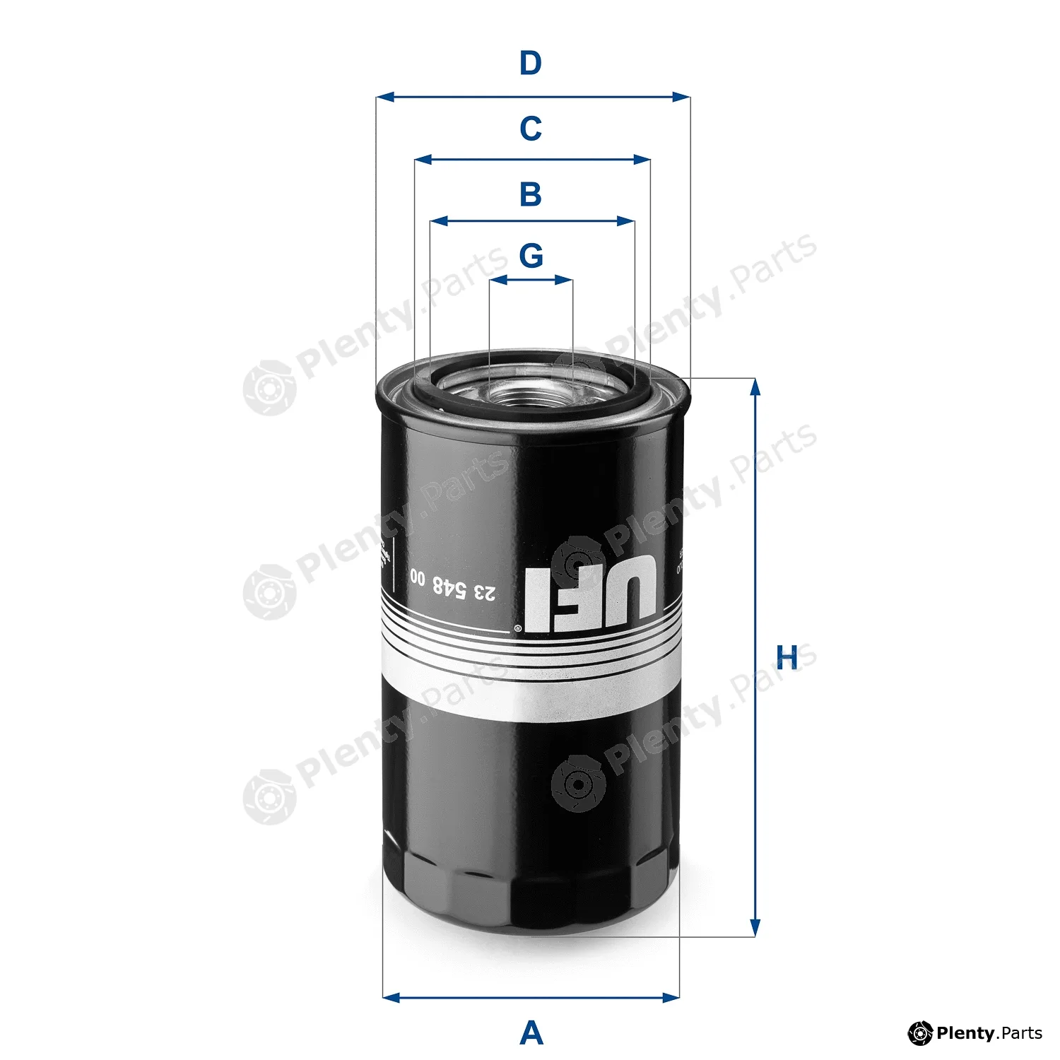UFI 23.548.00 — Oil Filter