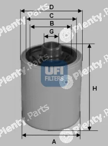 UFI 80.029.00 — Oil Filter