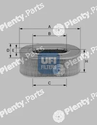 UFI 27.853.00 — Air Filter