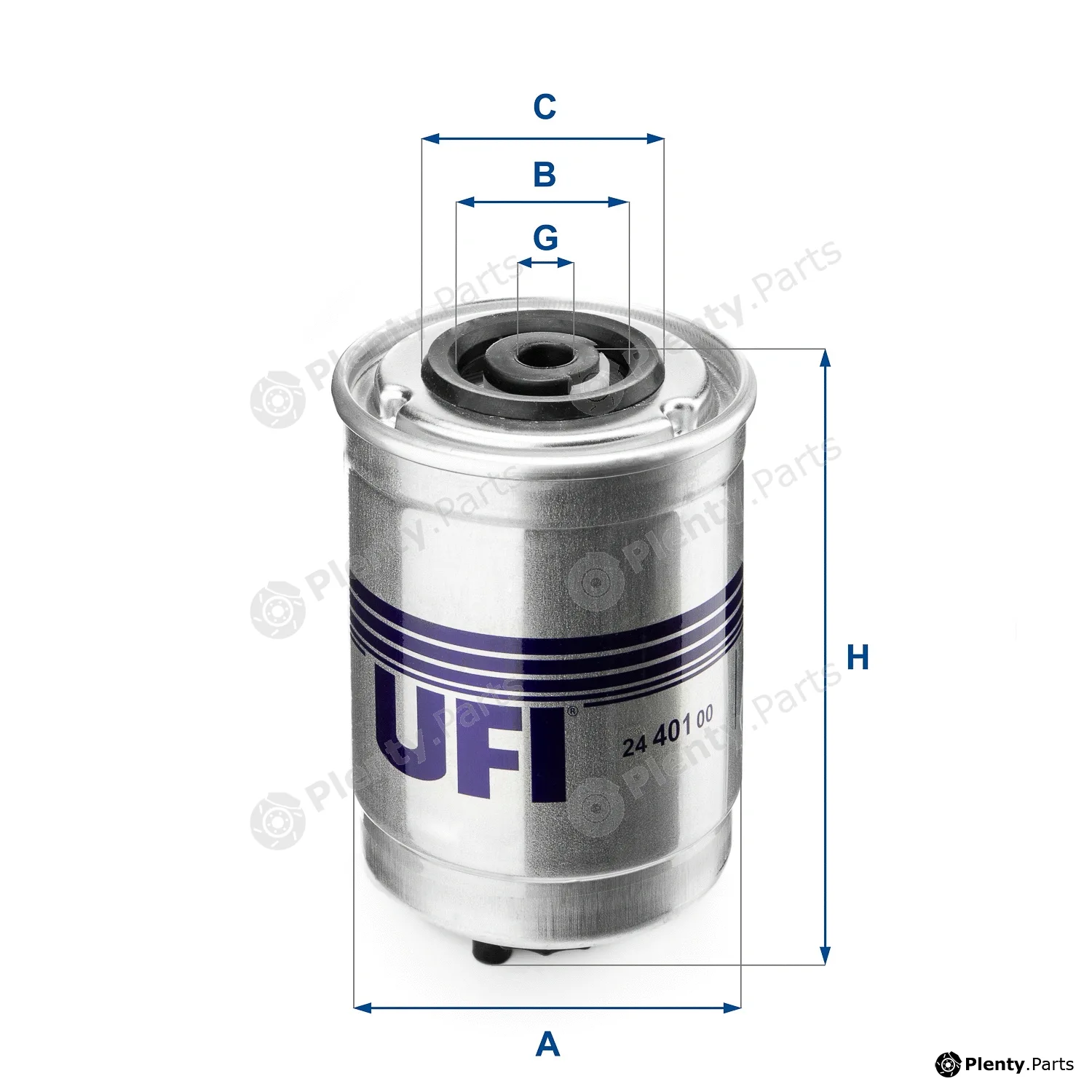 UFI 24.401.00 — Fuel Filter