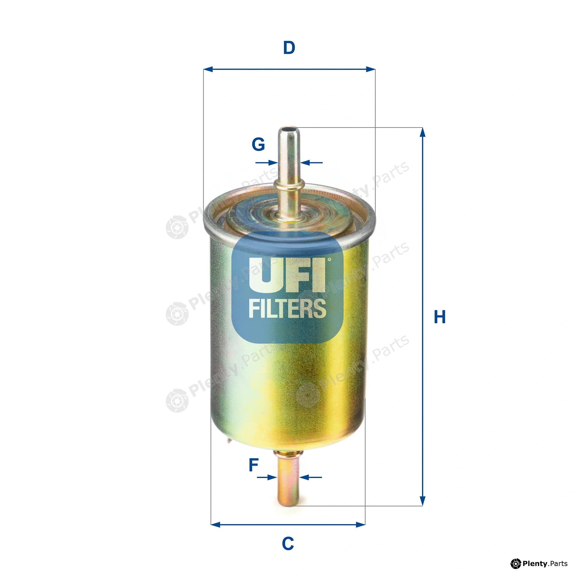 UFI 31.850.00 — Fuel Filter