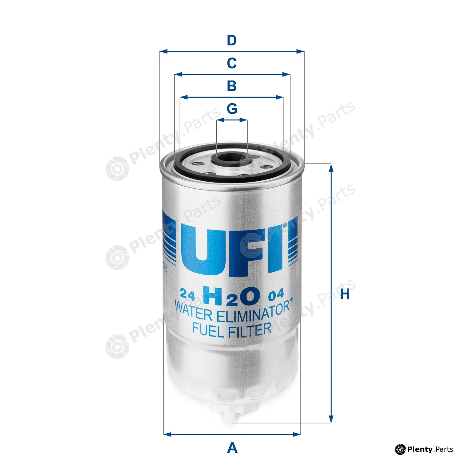 UFI 24.H2O.04 — Fuel Filter