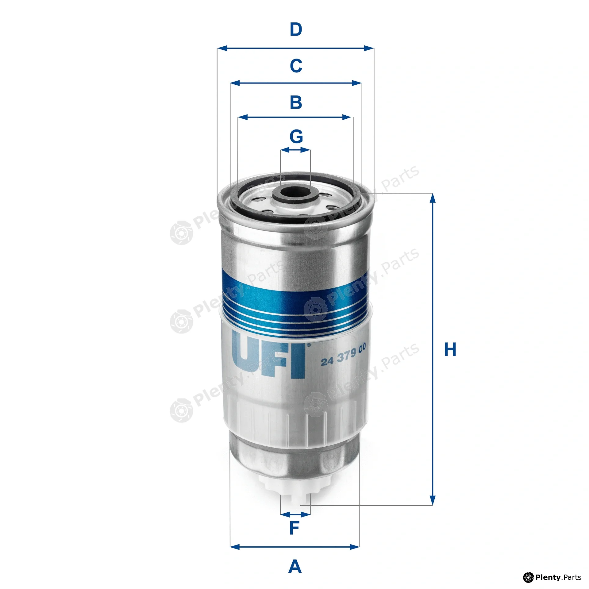 UFI 24.379.00 — Fuel Filter