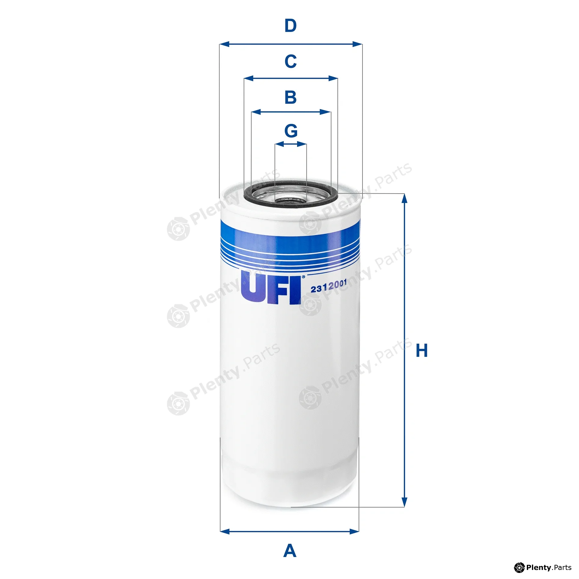 UFI 23.120.01 — Oil Filter