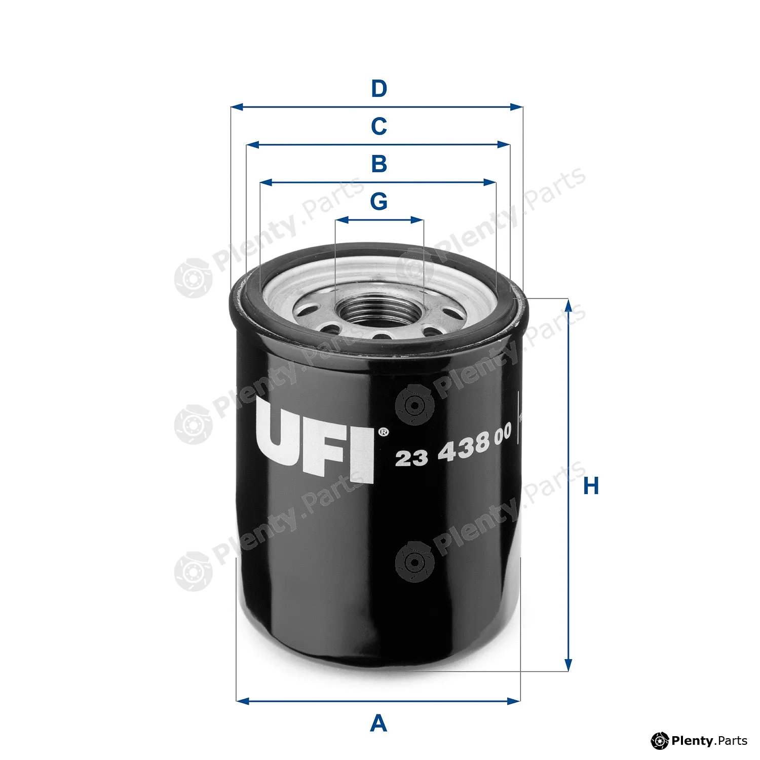 UFI 23.438.00 — Oil Filter