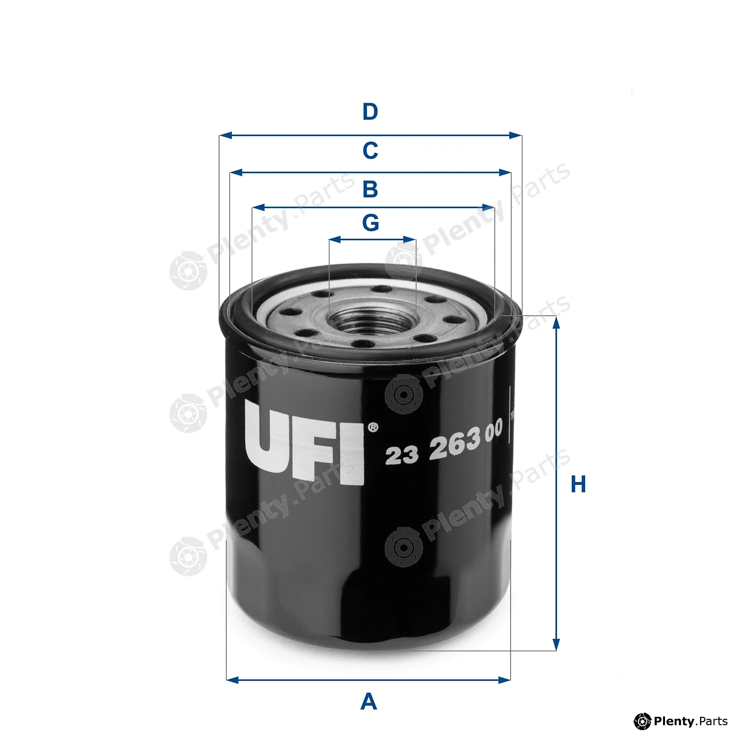 UFI 23.263.00 — Oil Filter