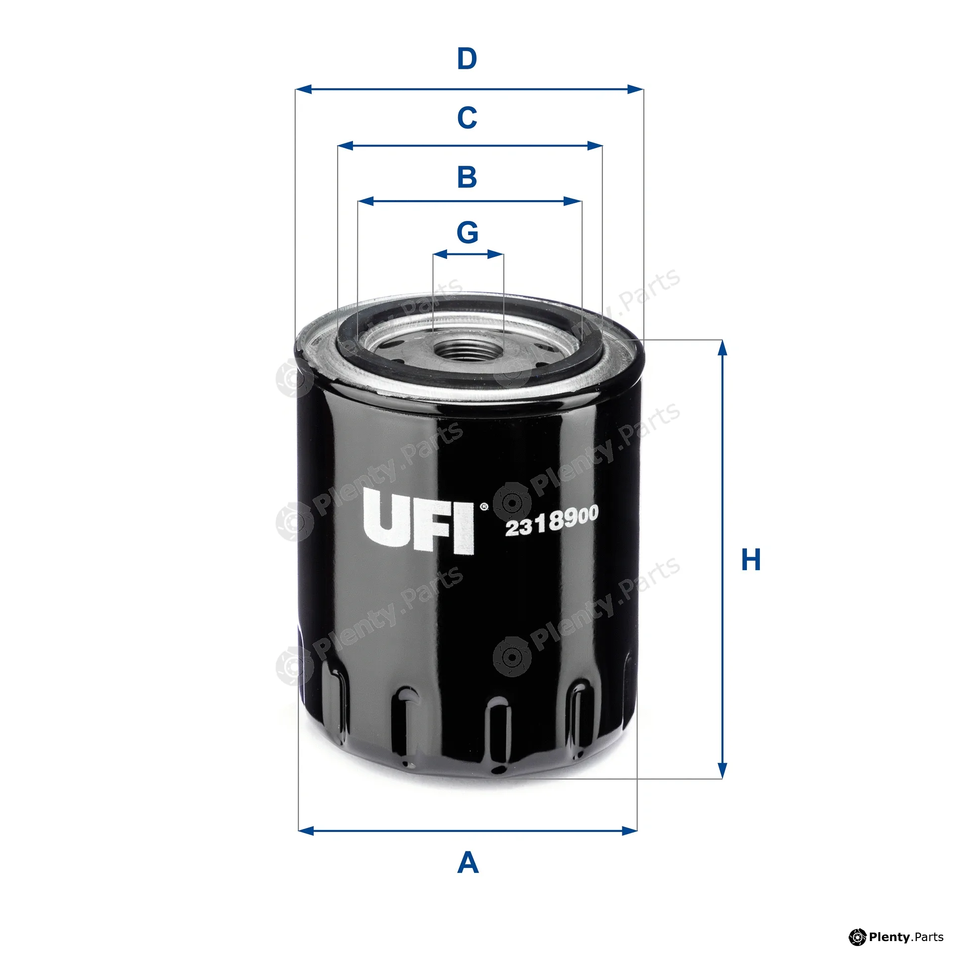 UFI 23.189.00 — Oil Filter