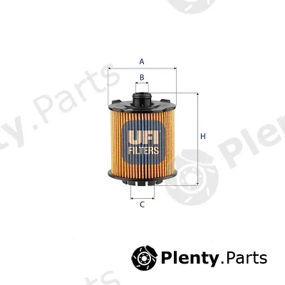 UFI 25.VCC.01 — Oil Filter