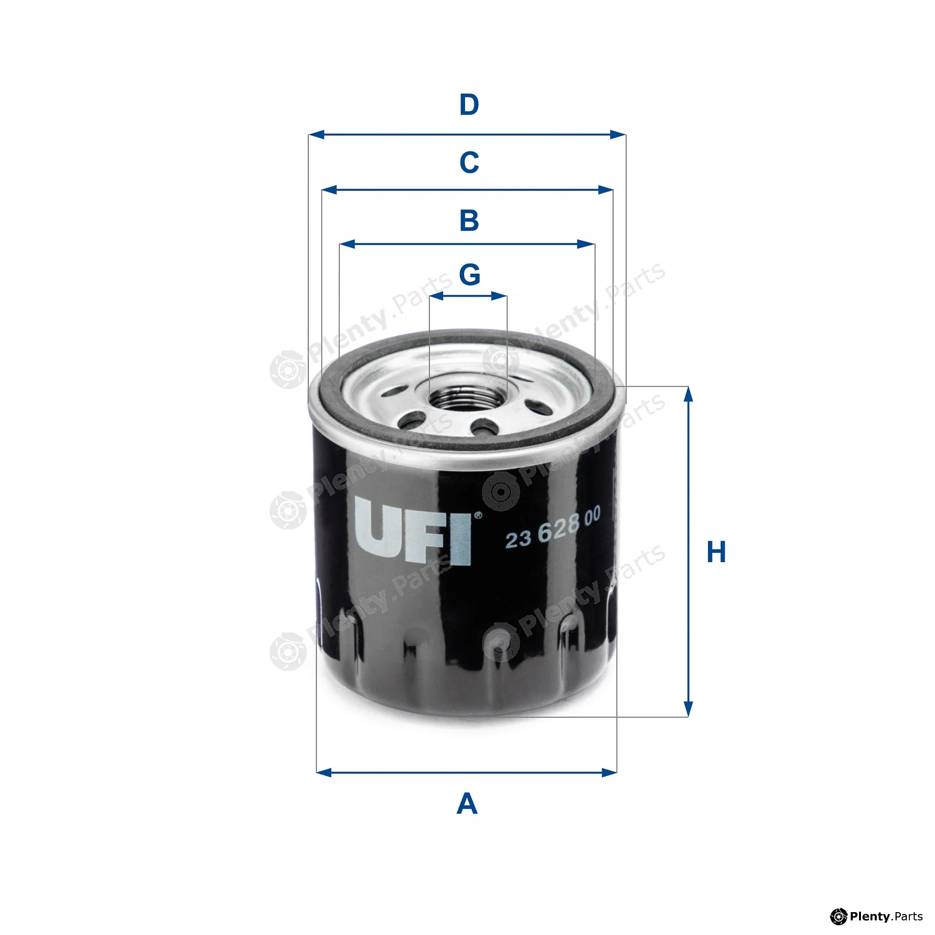 UFI 23.628.00 — Oil Filter