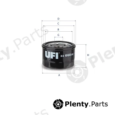 UFI 23.668.00 — Oil Filter