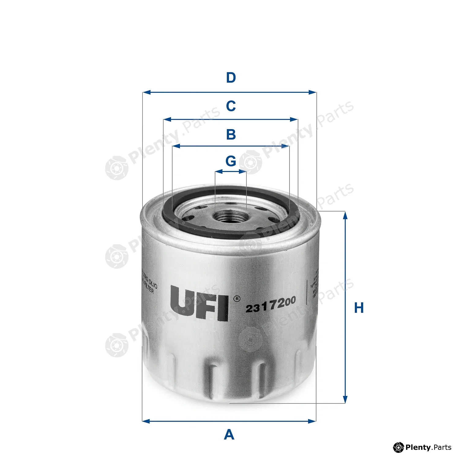 UFI 23.172.00 — Oil Filter