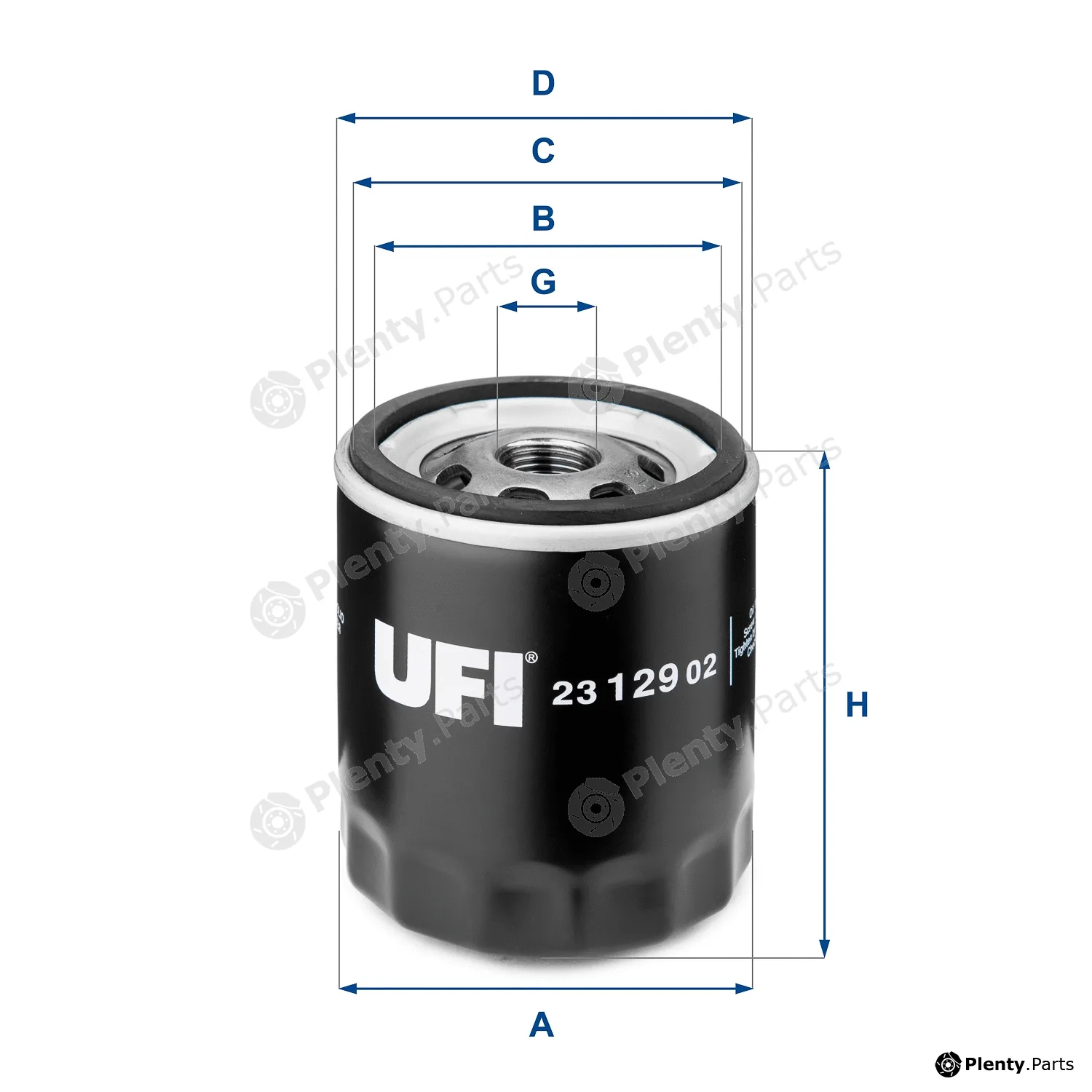 UFI 23.129.02 — Oil Filter