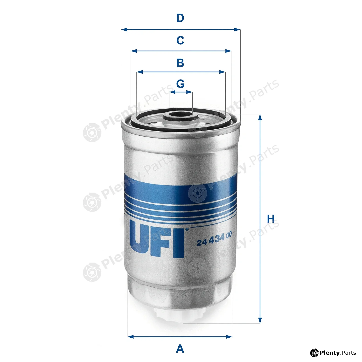 UFI 24.434.00 — Fuel Filter