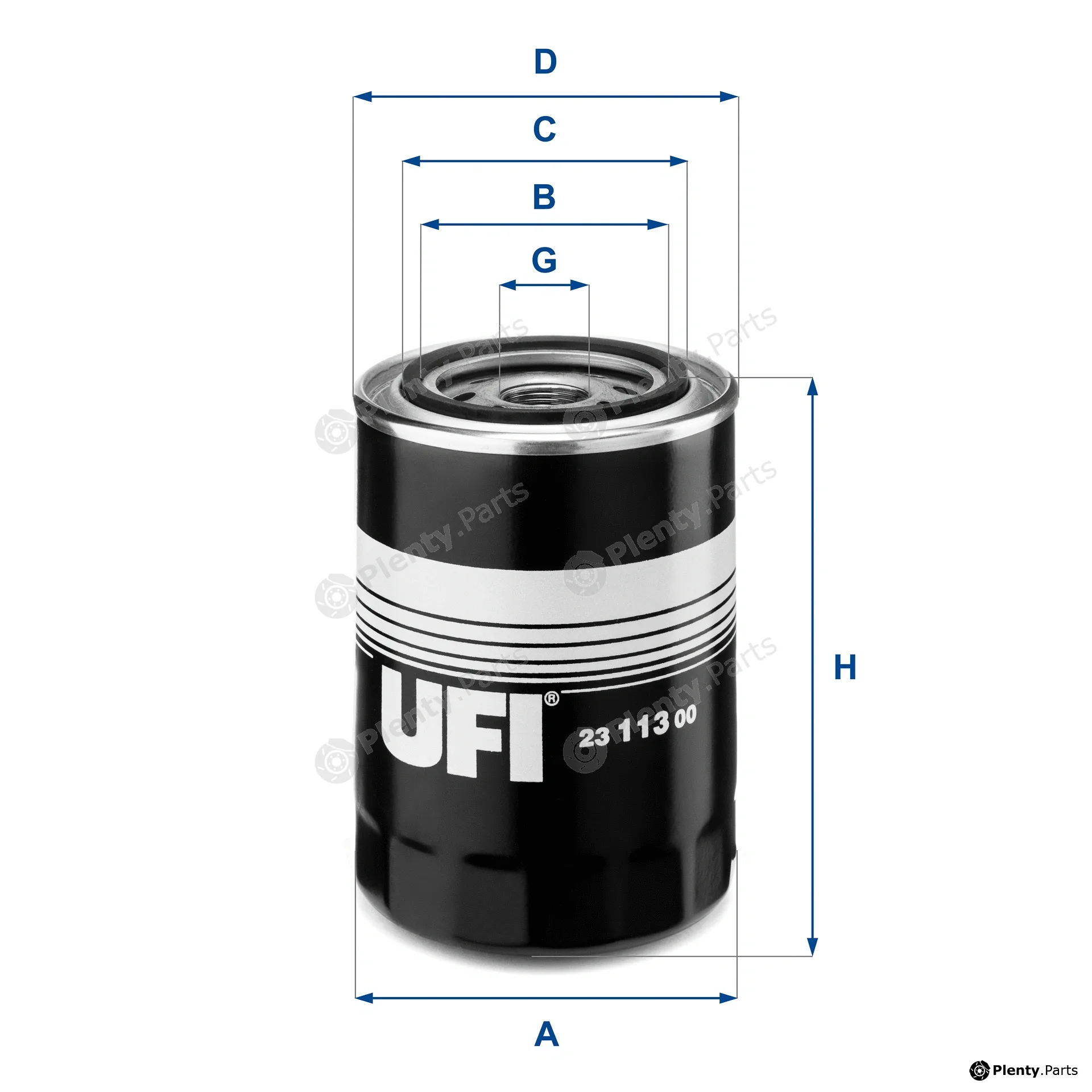 UFI 23.113.00 — Oil Filter