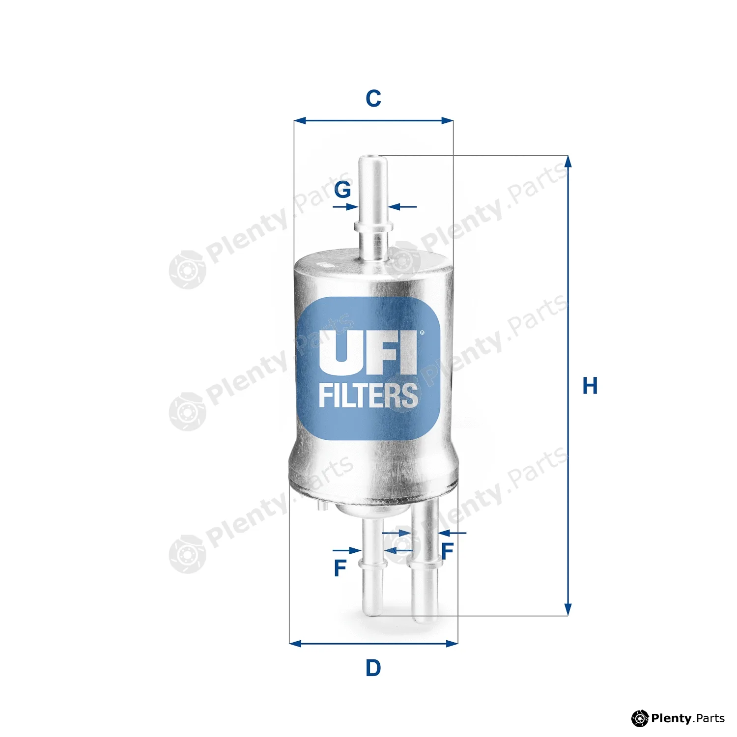 UFI 31.855.00 — Fuel Filter