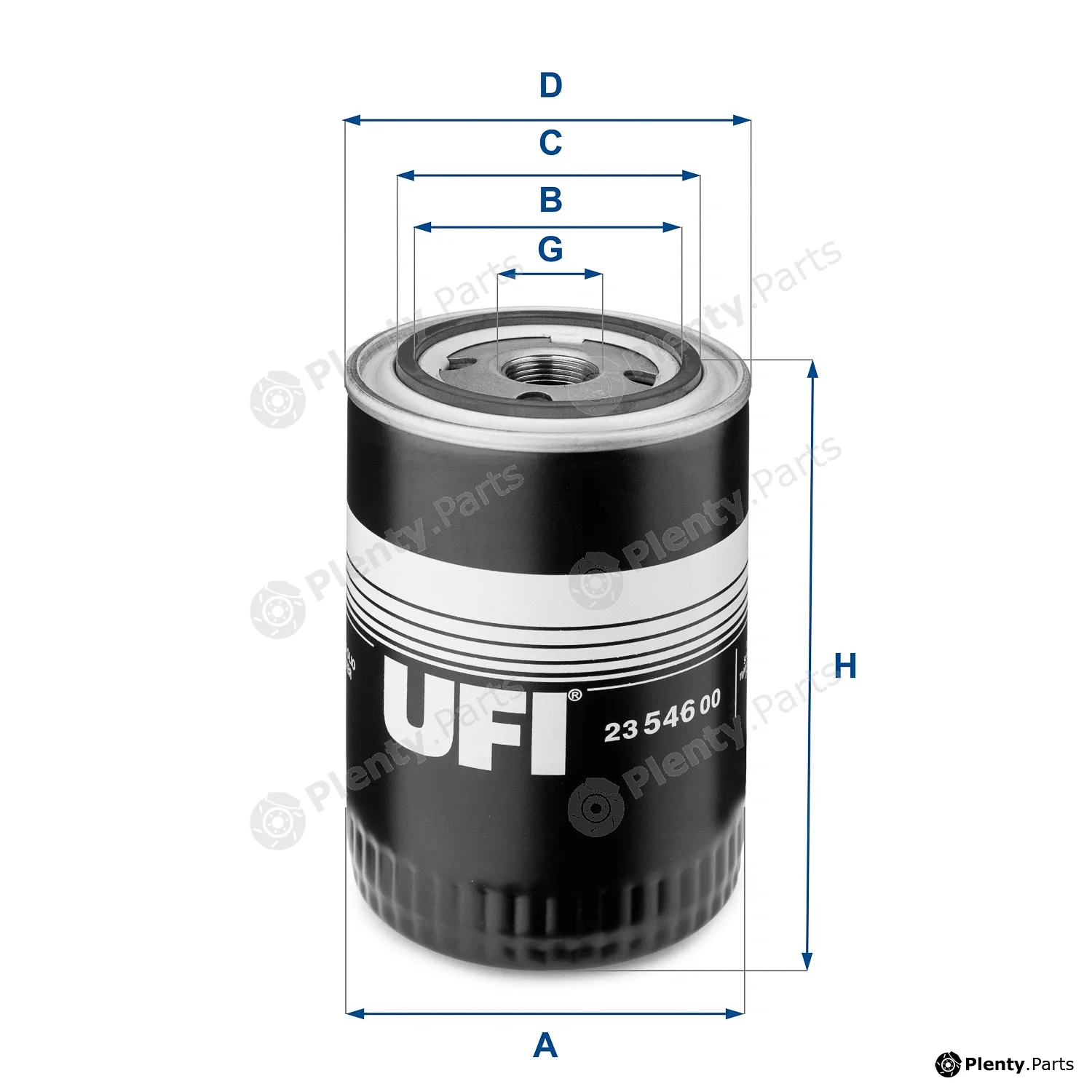 UFI 23.546.00 — Oil Filter