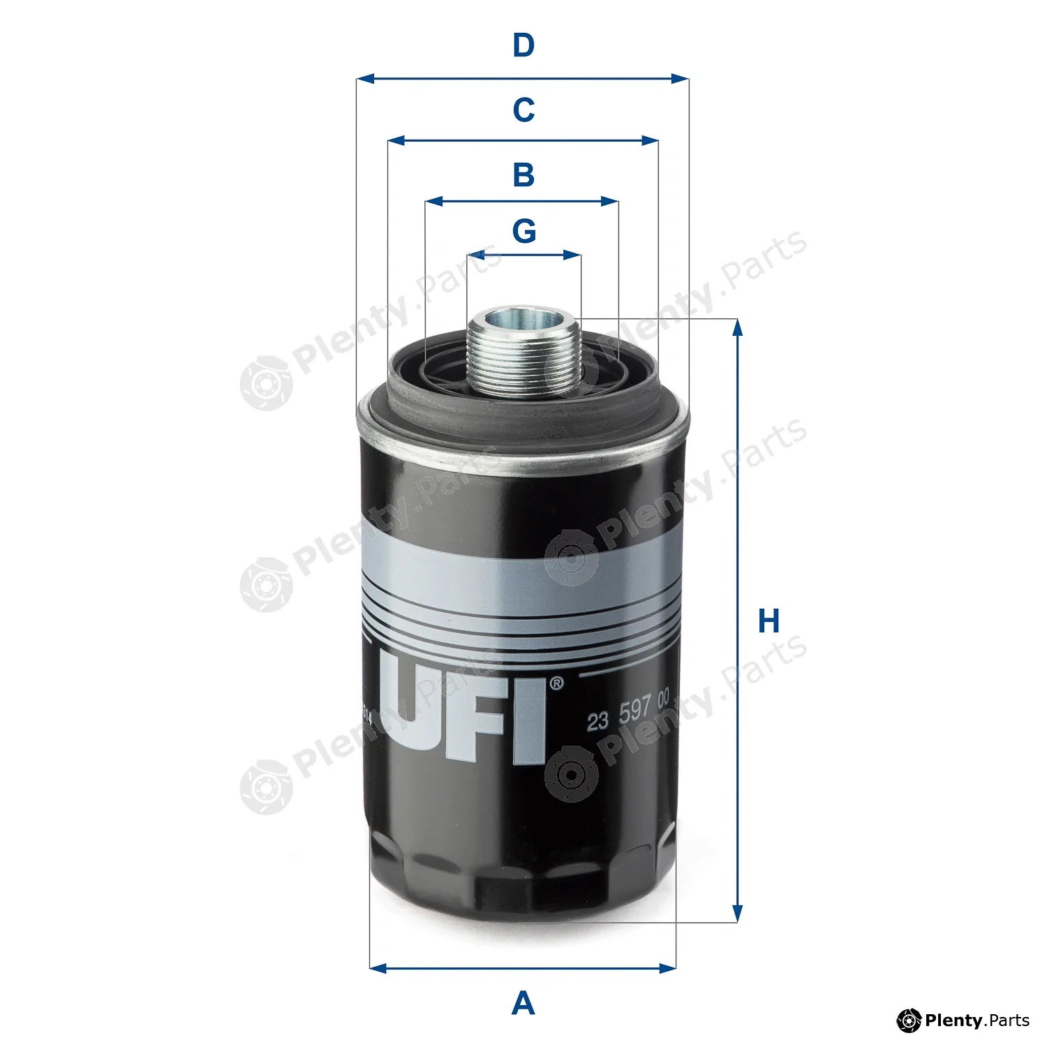 UFI 23.597.00 — Oil Filter