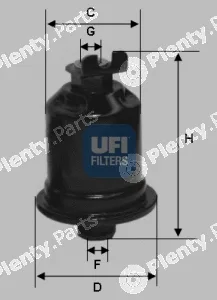 UFI 31.580.00 — Fuel Filter