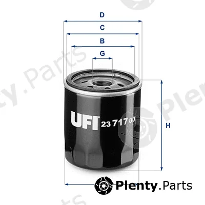 UFI 23.717.00 — Oil Filter