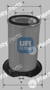 UFI 27.614.00 — Air Filter