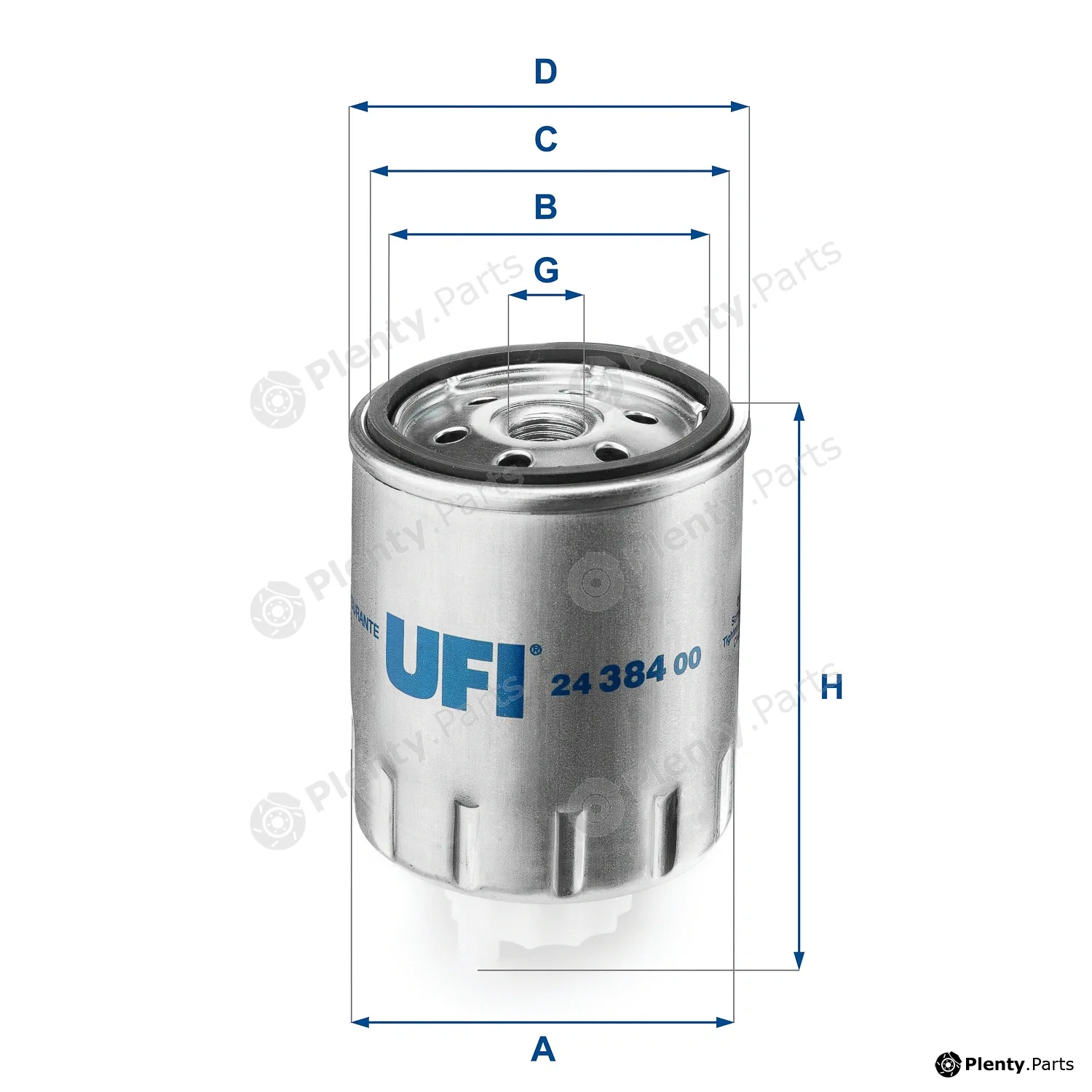 UFI 24.384.00 — Fuel Filter