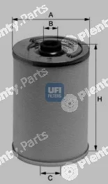 UFI 21.051.00 — Fuel Filter