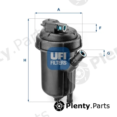 UFI 55.125.00 — Fuel Filter