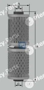 UFI 25.527.00 — Oil Filter