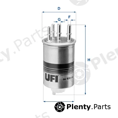 UFI 24.190.00 — Fuel Filter