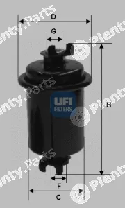 UFI 31.550.00 — Fuel Filter