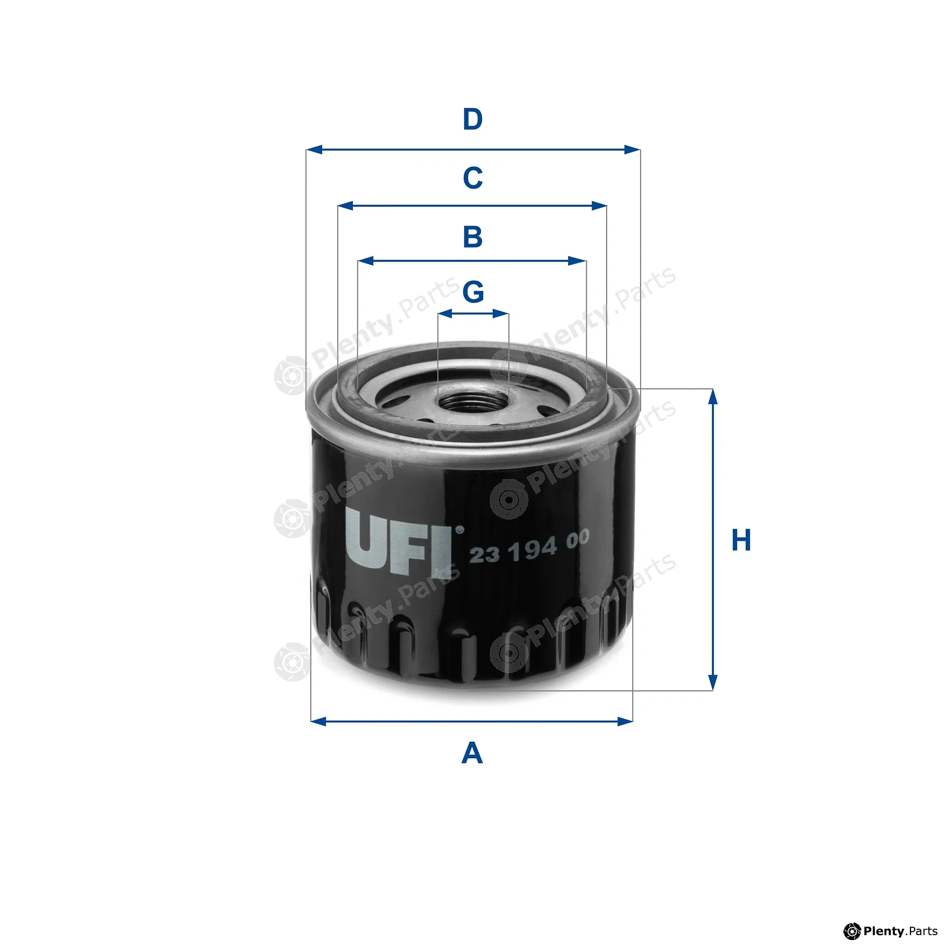 UFI 23.194.00 — Oil Filter