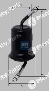 UFI 31.764.00 — Fuel Filter