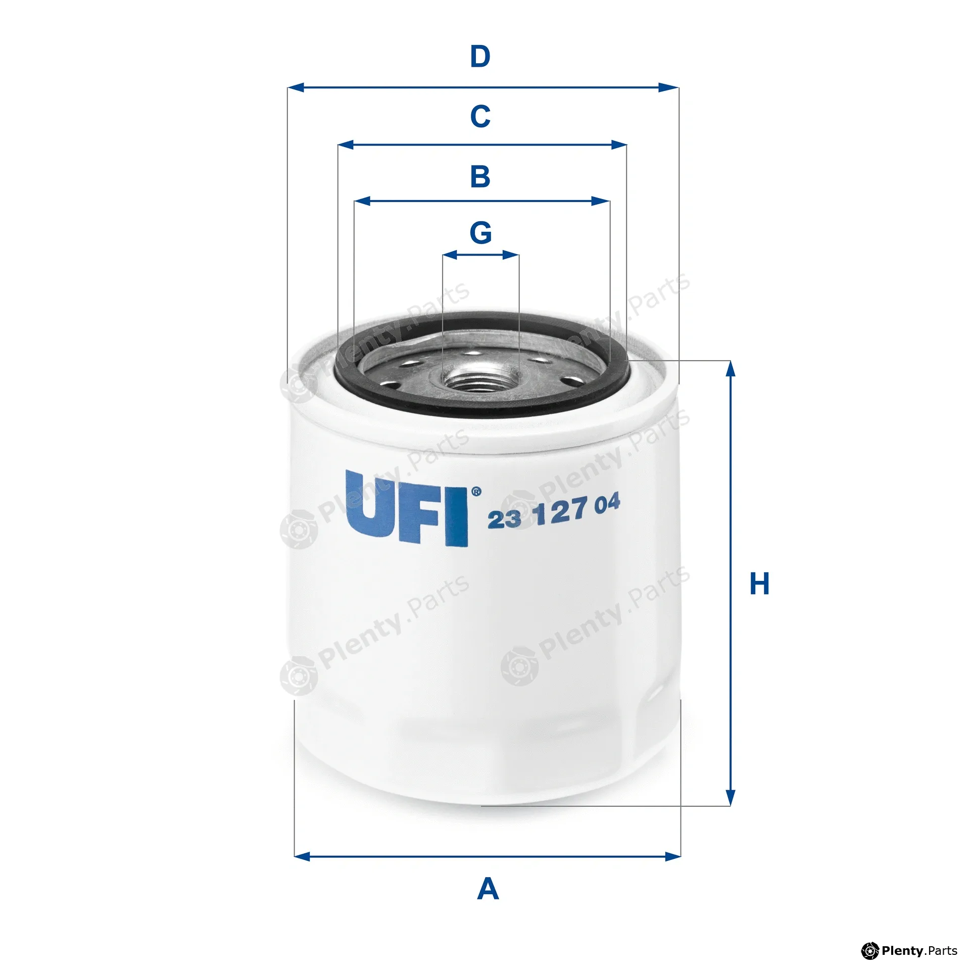 UFI 23.127.04 — Oil Filter