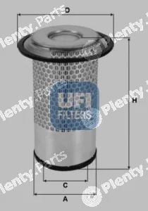 UFI 27.555.00 — Air Filter