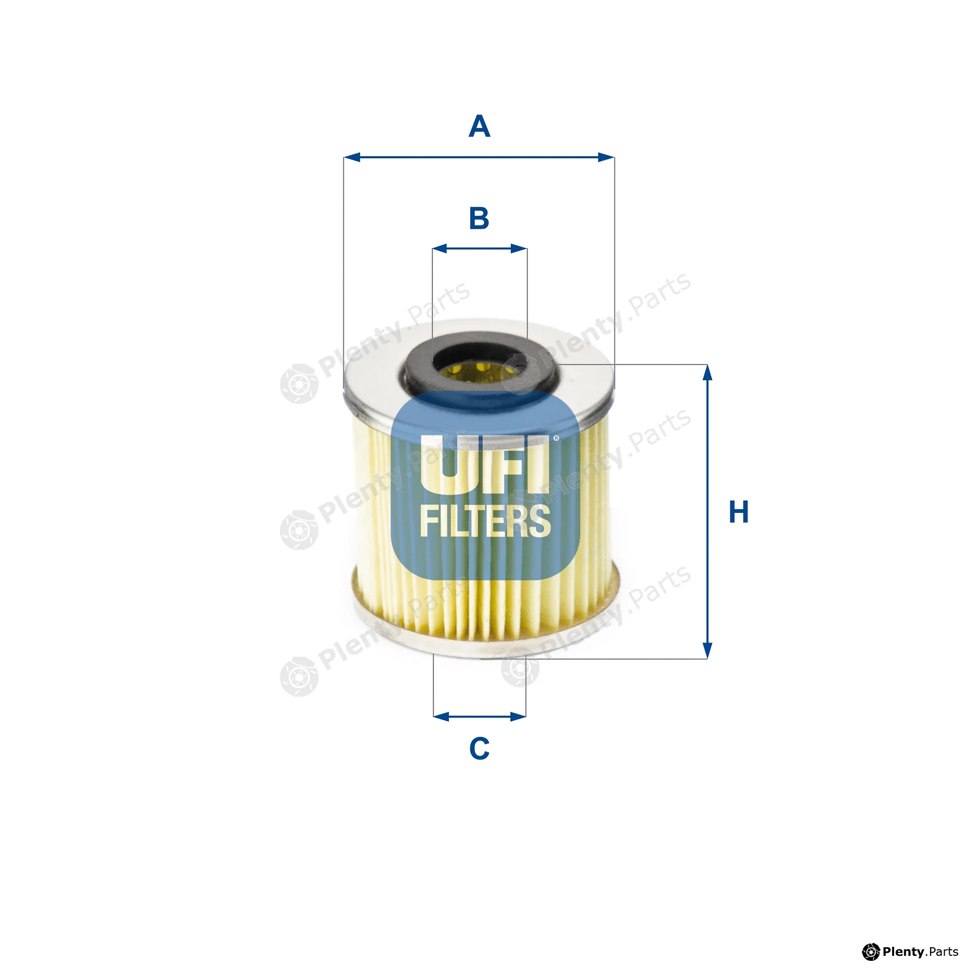 UFI 25.529.00 — Oil Filter
