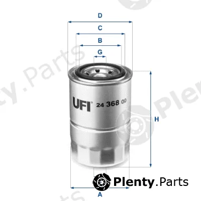 UFI 24.368.00 — Fuel Filter
