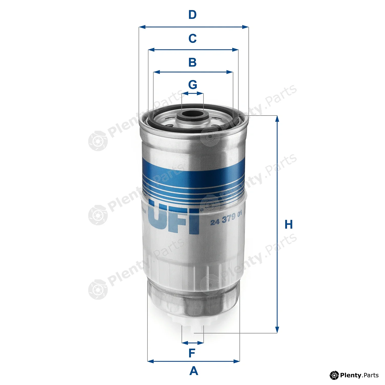 UFI 24.379.01 — Fuel Filter