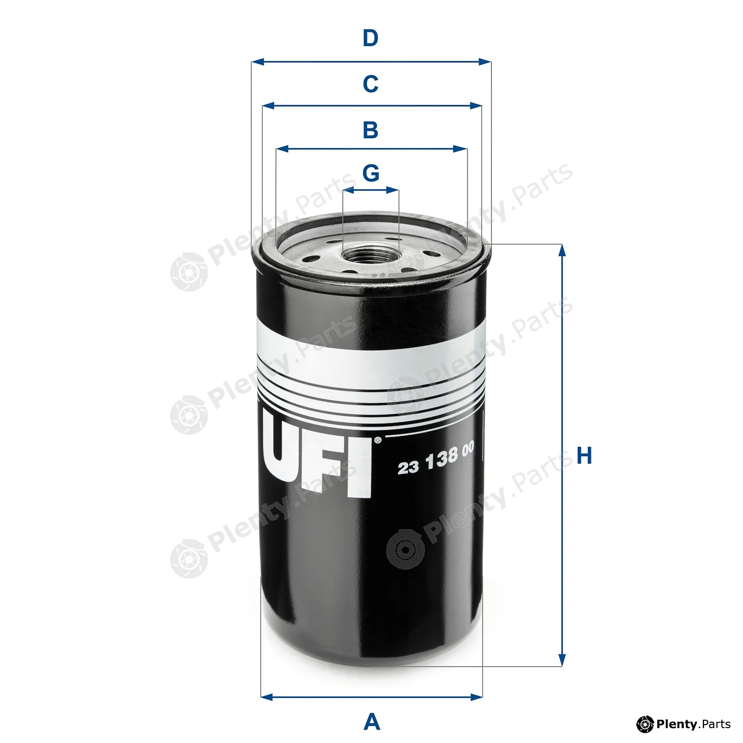 UFI 23.138.00 — Oil Filter