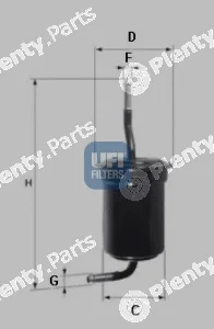 UFI 31.517.00 — Fuel Filter