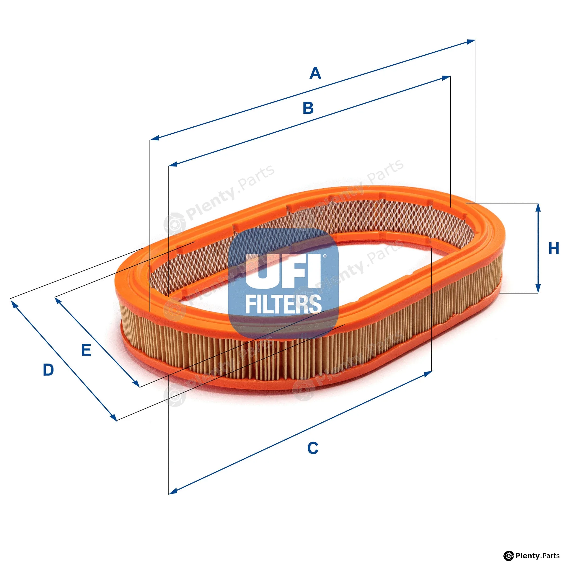 UFI 27.076.00 — Air Filter