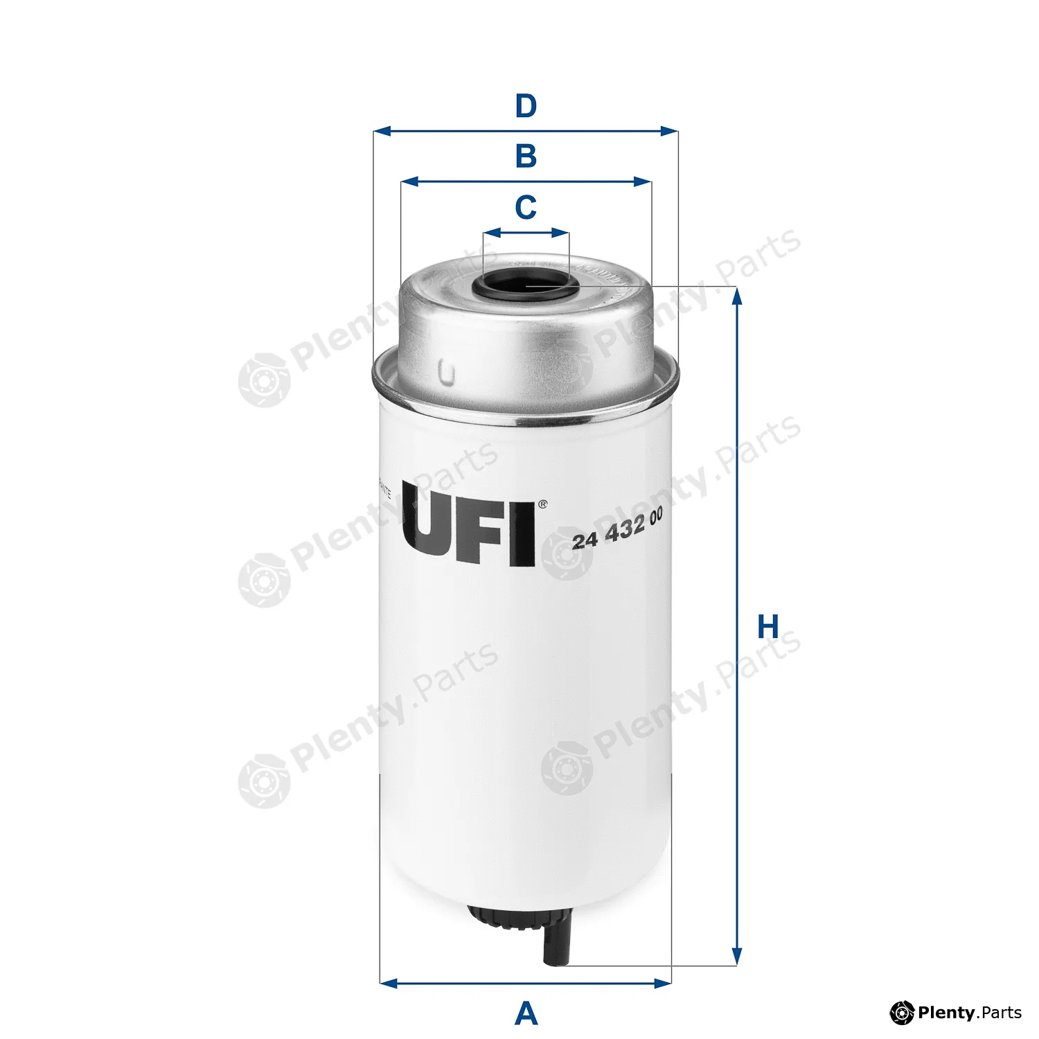 UFI 24.432.00 — Fuel Filter
