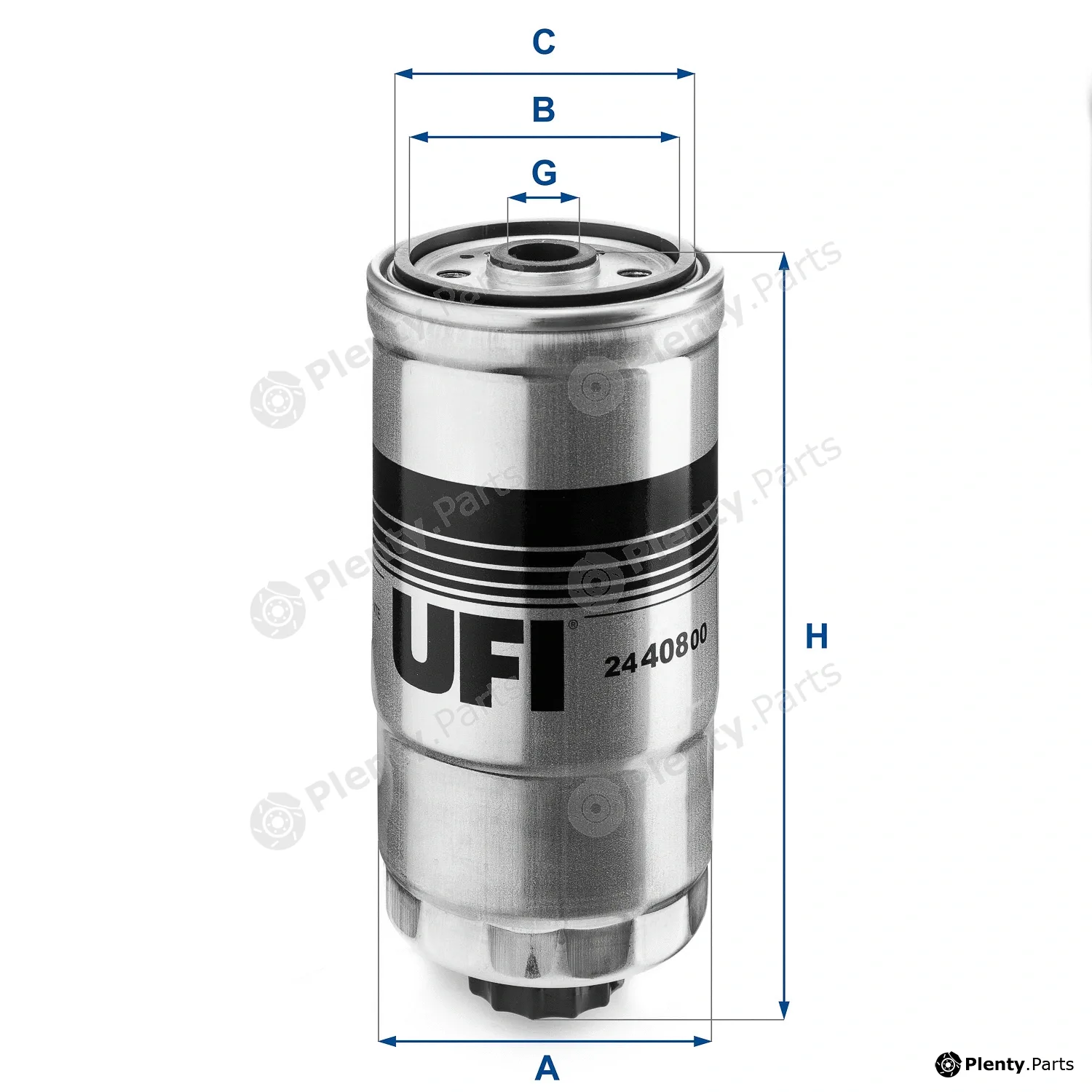 UFI 24.408.00 — Fuel Filter