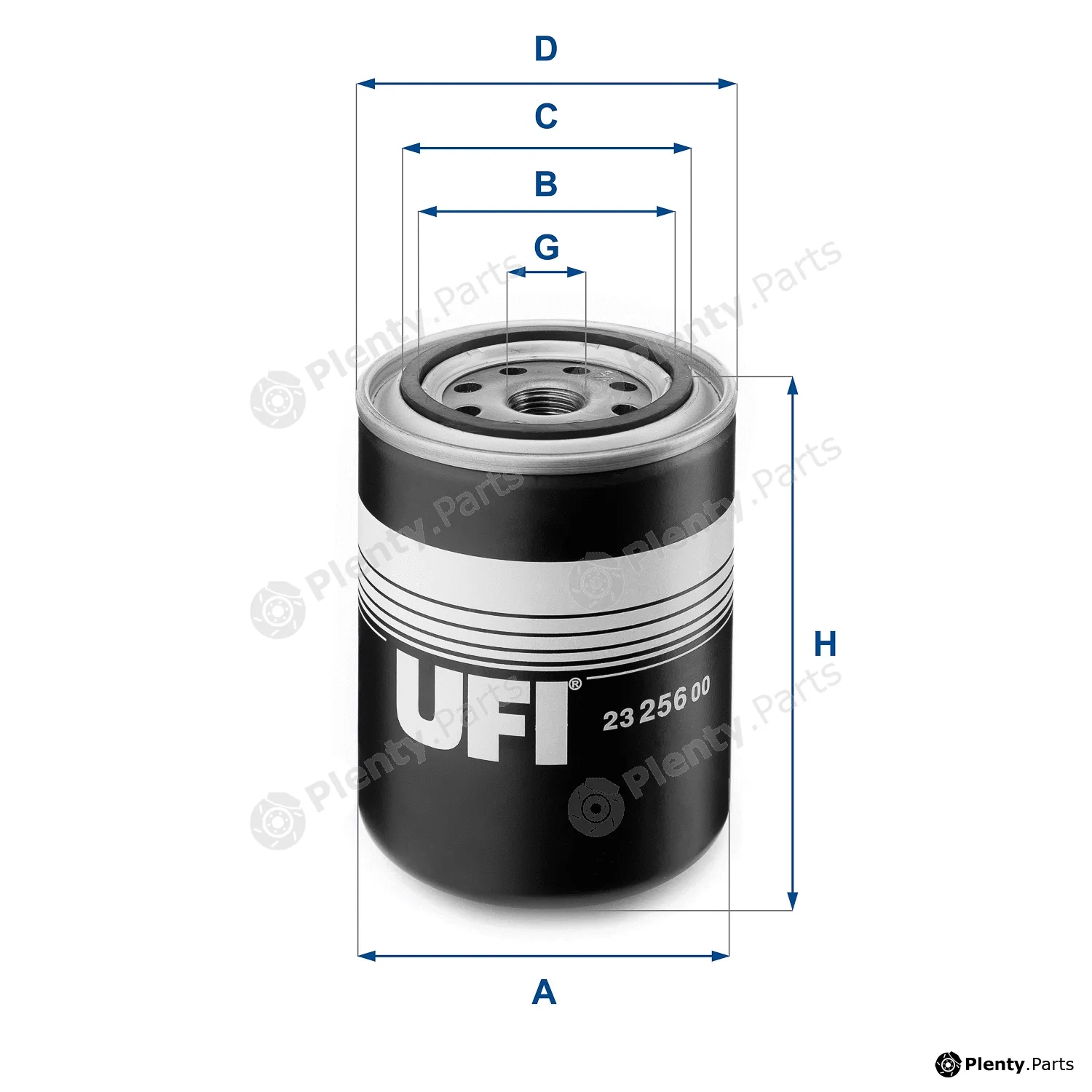 UFI 23.256.00 — Oil Filter