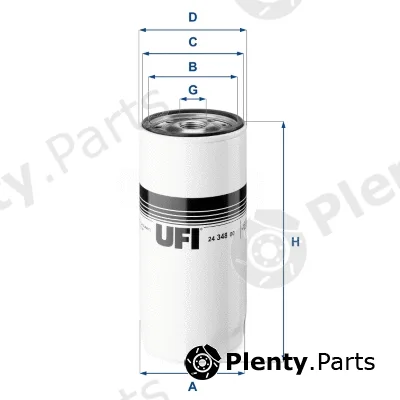 UFI 24.348.00 — Fuel Filter